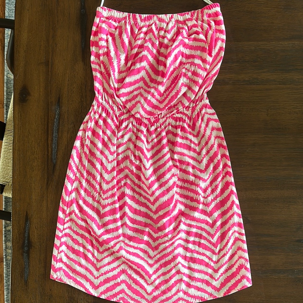 Lilly Pulitzer Pink and white dress